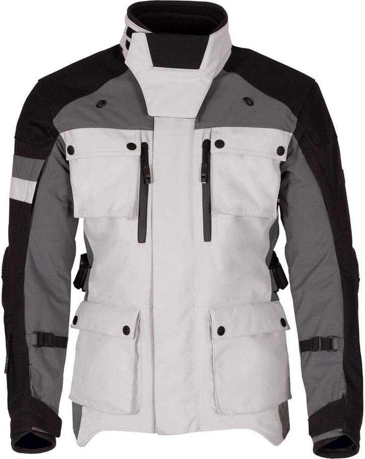 Merlin Solitude D3O Zwart Wit Grijs Textiele Motorjas, Motoren, Kleding | Motorkleding, Heren, Nieuw met kaartje, Jas | textiel