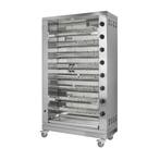 GGM Gastro | Gas kippengrill - 47,6kW - 8 spitten voor 48 |, Verzenden