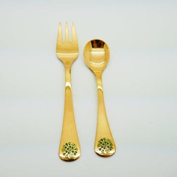Georg Jensen - Bestekset (2) - .925 zilver - Jaarset 1989