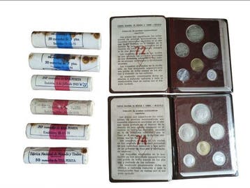 Spanje. Peseta 6 Cartuchos y 2 Carteras (Zonder