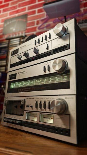 Kenwood - KX 400 , KA 300 , KT 400 Hifi-set, Nieuw