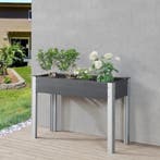 Kweektafel Beverwijk plantenbak 100x40x75 cm donkergrijs [en, Tuin en Terras, Verzenden, Nieuw