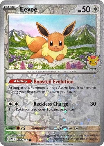 Pokémon TCG - Eevee - Pokemon Day 2025 - 074/131, Verzenden, Zo goed als nieuw