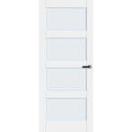 Cando Binnendeur Manchester 83x201,5 (Stomp, Mat facetglas), 80 tot 100 cm, Binnendeur, Nieuw, Ophalen of Verzenden