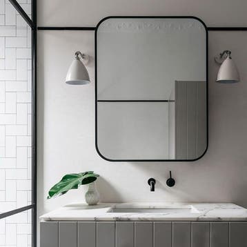 Douchekraan Zwart Messing Uitloop 20cm | Laatste Stuks!, Ophalen of Verzenden, Nieuw, Chroom, Wastafel