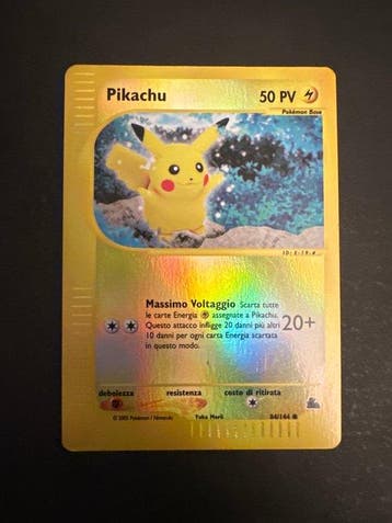 Pokémon - 1 Card - Pikachu 84/144 Foil - WOTC - Skyridge, Nieuw