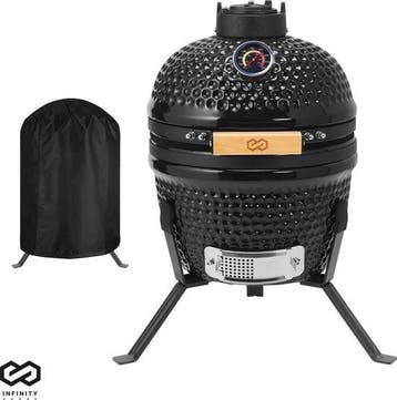 2dekans | Infinity Goods Kamado BBQ Egg - 13 Inch -, Ophalen of Verzenden, Zo goed als nieuw, Infinity Goods