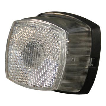 Aspöck Breedtelicht met reflector Squarepoint wit kabeltule, Ophalen of Verzenden, Nieuw