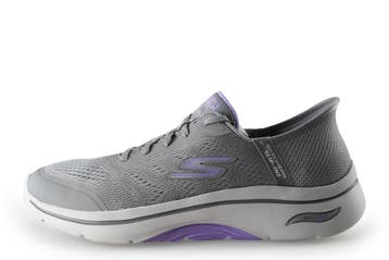 Skechers Instappers in maat 40 Grijs, Skechers, Verzenden, Instappers, Zo goed als nieuw