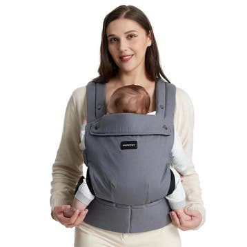 Draagzak - Baby carrier - Babydrager - 3,2-20 kg - Grijs - M, Verzenden, Zo goed als nieuw