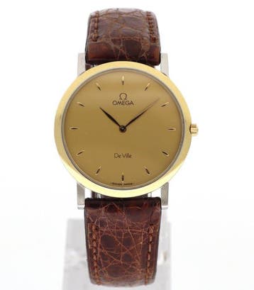 Omega - Omega De Ville Classic Quartz Gold Dial - Zonder, Nieuw