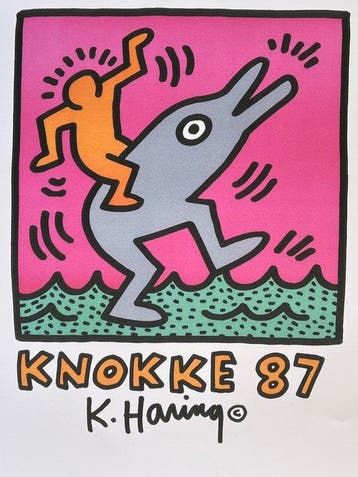 Keith Haring - Casino Knokke 87 - Jaren 1980