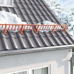 vidaXL Dak sneeuwbeugel Rood 800 x 29,5 x 34,5 cm Staal, Tuin en Terras, Verzenden, Nieuw