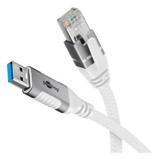 USB A naar RJ45 kabel | Goobay | 7.5 meter, Verzenden, Nieuw