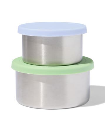 HEMA Snackboxen rvs groen - 2 stuks, Verzenden, Nieuw