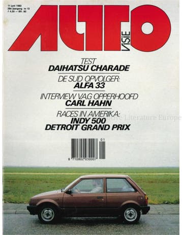 1983 AUTOVISIE MAGAZINE 12 NEDERLANDS, Nieuw, Author