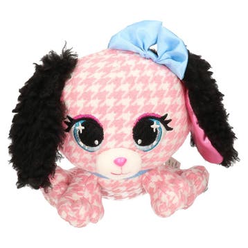 P-Lushes Pets basset hond knuffel - pluche - roze - 15 cm, Verzenden, Nieuw