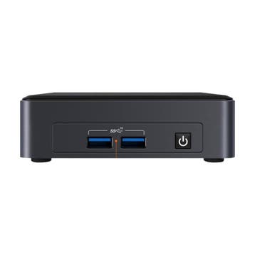 Refurbished Intel NUC11TNKI5 met 2jr garantie, Intel® Core™ i5-1135G7 Processor 2.4GHz (8M Cache, tot 4.2GHz Turbo), 256GB, Intel