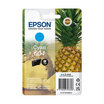 Epson 604 (T10G2) inktcartridge cyaan (origineel), Verzenden, Nieuw, Epson