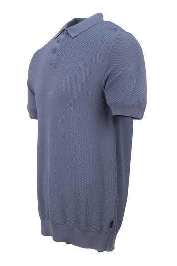 Cavallaro Napoli Polo in maat M Blauw, Verzenden, Zo goed als nieuw, Blauw, Cavallaro Napoli