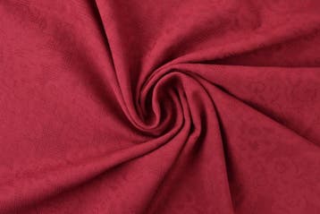 Katoen jacquard Bordeaux - rol 30 meter, Verzenden, Nieuw