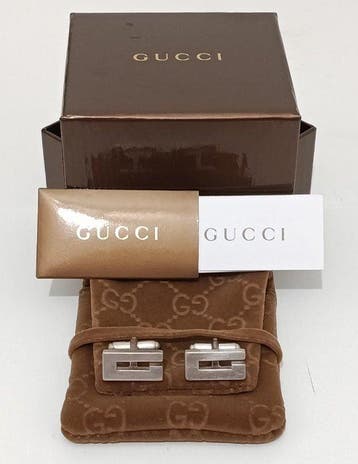 Zonder minimumprijs - Gucci - Manchetknopen massief
