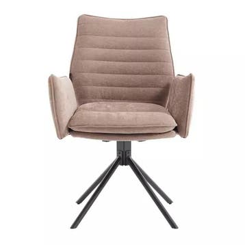 Tim Maloy 34  Taupe  Eetkamerstoel, Huis en Inrichting, Verzenden, Nieuw