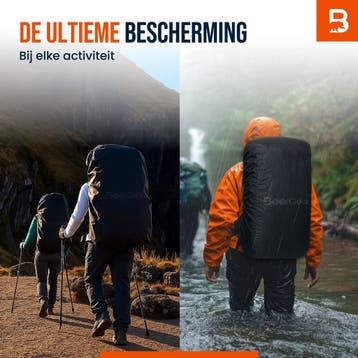Flightbag voor backpack en regenhoes rugzak - 2-in-1 -, Ophalen of Verzenden, Nieuw