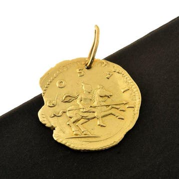 Munthanger - 14 karaat Geel goud