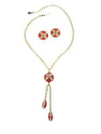 Heidi Daus - Swarovski-kristallen, emaille-koraal,