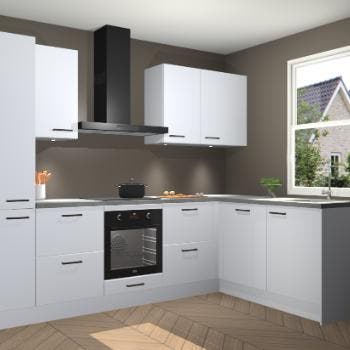 Sneeuwwitte keuken Bazel 112728, Huis en Inrichting, Keuken | Complete keukens, Verzenden