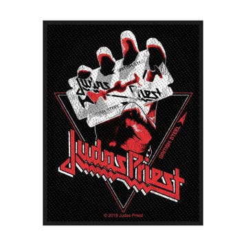 Judas Priest British Steel Vintage Patch off. merchandise, Ophalen of Verzenden, Nieuw, Kleding