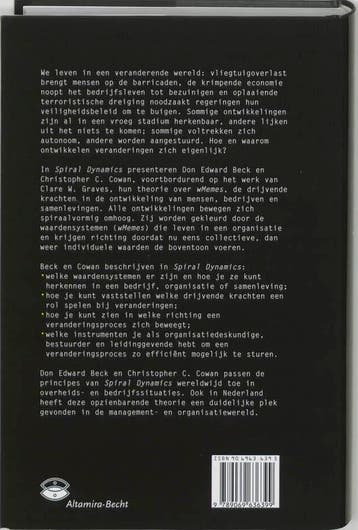 Spiral Dynamics 9789069636399 Don Edward Beck, Boeken, Verzenden, Gelezen, Don Edward Beck