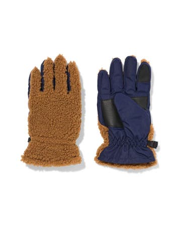 HEMA Kinderhandschoenen teddy bruin, Verzenden, Nieuw