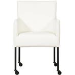 Set van 10 Leren eetkamerstoelen Desire - Toledo Purewhite, Ophalen of Verzenden, Nieuw, Leer