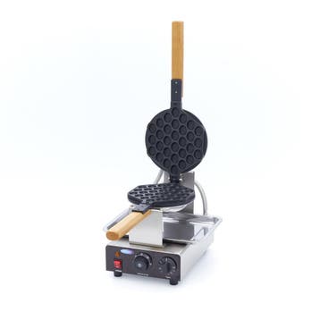 Wafelijzer Bubble Wafel | 50–300°C | RVS | Draaibaar ontwerp, Verzenden, Nieuw in verpakking