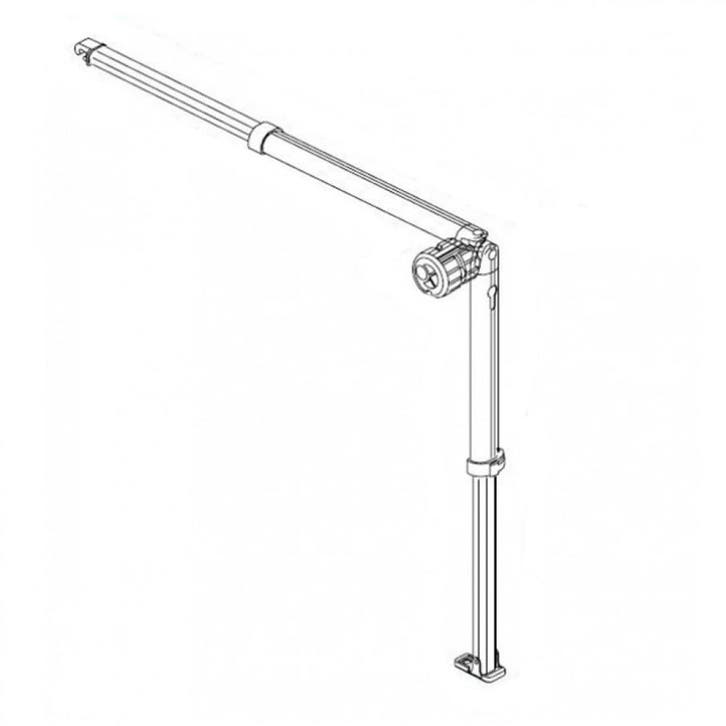 Fiamma right rafter& support leg F35 270, Caravans en Kamperen, Voortenten en Luifels, Nieuw, Fiamma, Ophalen of Verzenden