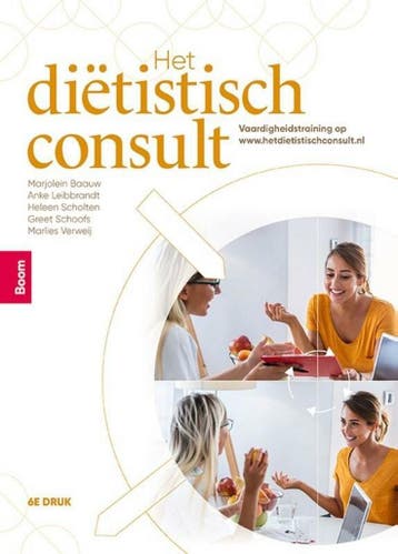 9789024427888 Het dietistisch consult | Tweedehands, Verzenden, Zo goed als nieuw, Marjolein Baauw