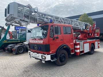 Veiling: Brandweerwagen Mercedes-Benz 1428 F Diesel 1991, Mercedes-Benz, Diesel, Rood, BTW verrekenbaar