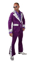 Pimp Kostuum Paars Nick Premium, Kleding | Heren, Ophalen of Verzenden, Nieuw
