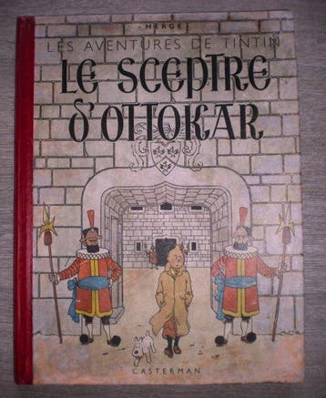 Tintin T8 - Le Sceptre DOttokar N&B (A18) - C - 1 Album -, Nieuw