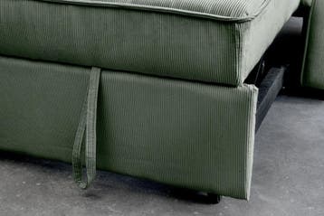 Slaapbank SMART 180 cm 2-zits, snoergroen - 47593, Huis en Inrichting, Slaapkamer | Slaapbanken, Ophalen of Verzenden, Nieuw