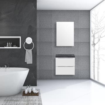 Sani Royal Badkamermeubel Sensio Natuursteen 60 cm, Nieuw