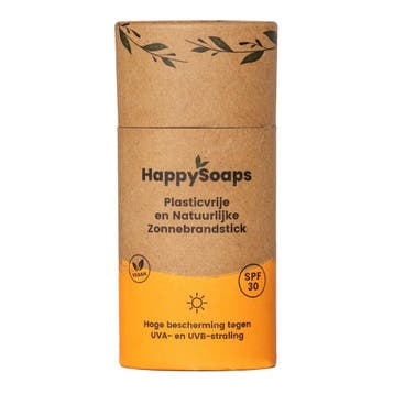 HappySoaps Zonnebrandstick SPF 30 - 50g, Ophalen of Verzenden, Nieuw, Overige typen