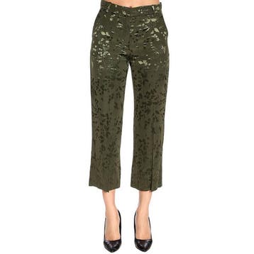 Pinko • groene pantalon motief • 38 (IT44), Verzenden, Nieuw, Groen, Maat 38/40 (M)