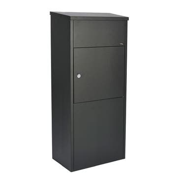Allux 600L pakketbrievenbus extra groot staal - zwart, Verzenden, Nieuw