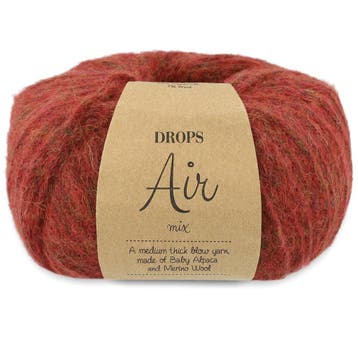 DROPS Air Mix - 13 oranje - Wol Garen, Ophalen of Verzenden, Nieuw