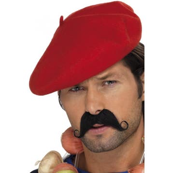 Rode Franse baret - Baretten, Verzenden, Nieuw