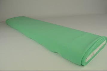 Mintgroen chiffon stof  - 15 of 50 meter rol, 120 cm of meer, Ophalen of Verzenden, Polyester, Groen