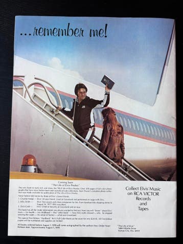 Elvis Presley boek - Softly I must leave you...(S. Shaver), Ophalen of Verzenden, Zo goed als nieuw, Boek, Tijdschrift of Artikel